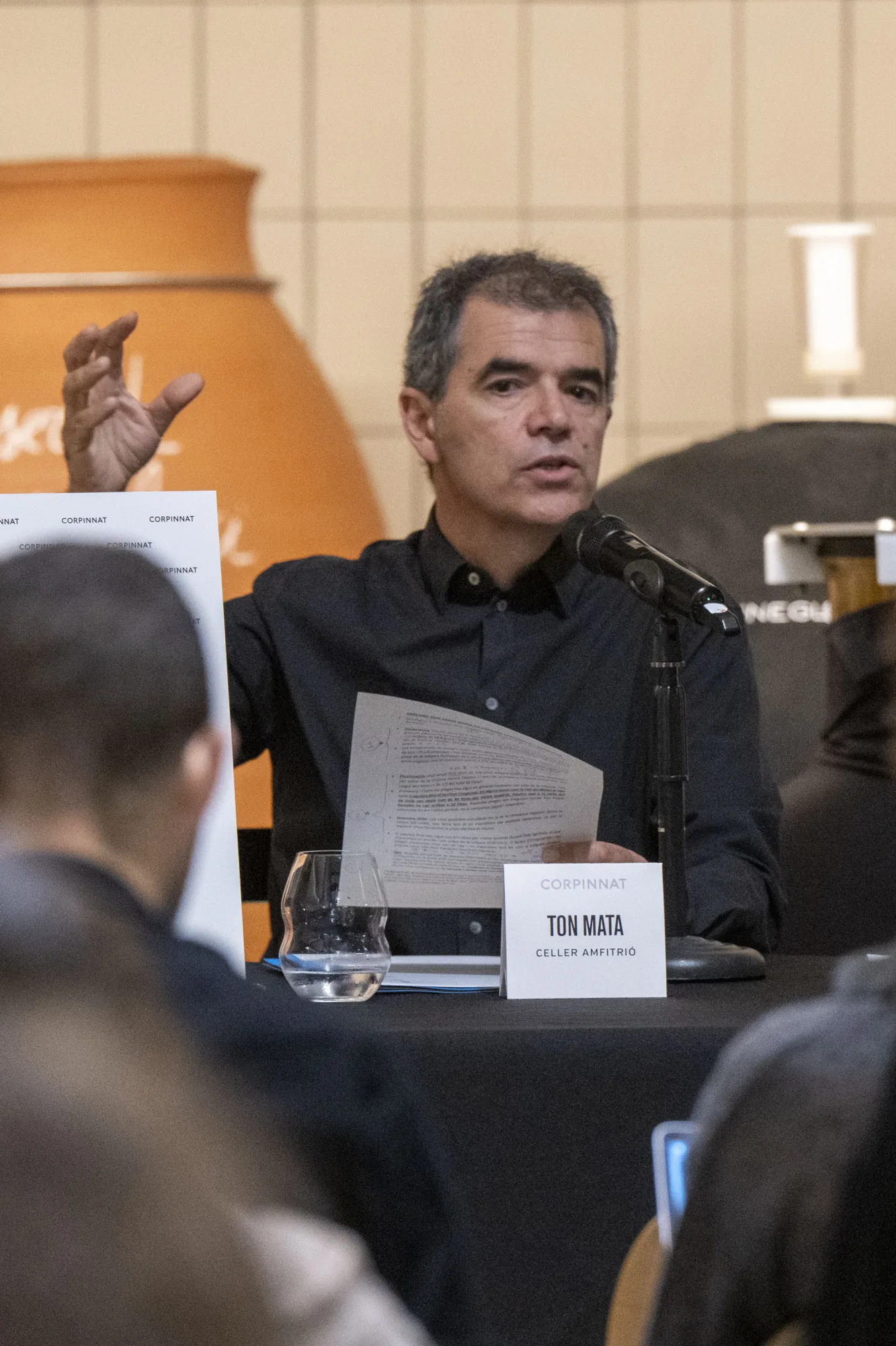 Intervención en la rueda de prensa de la vendimia 2026 de Corpinnat
