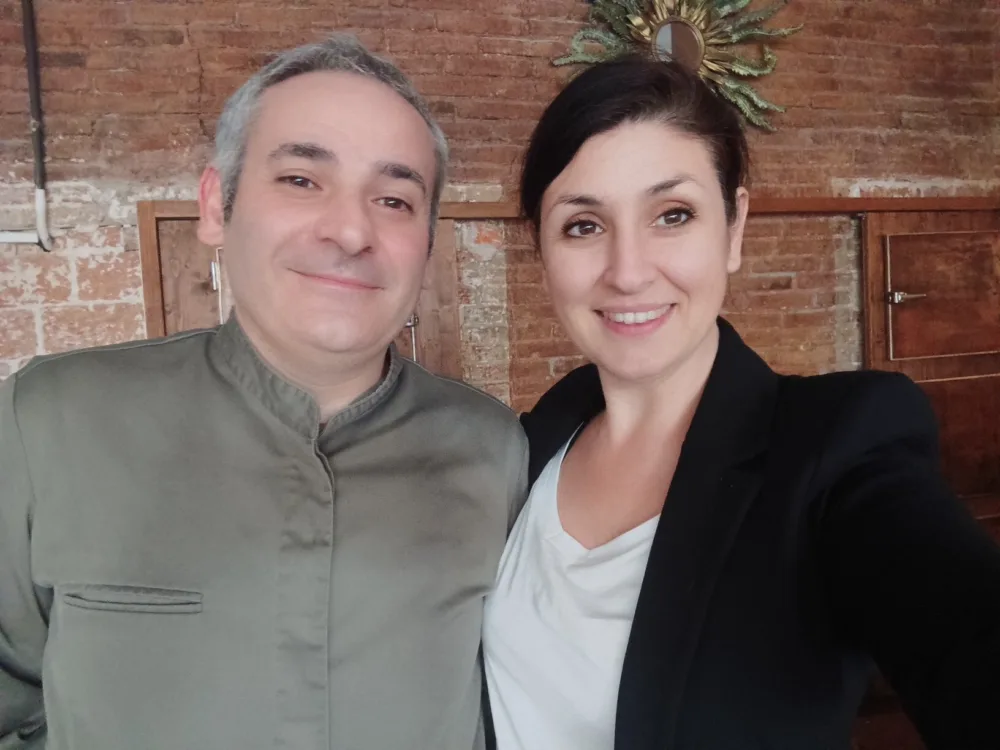 Los chefs Fabio Gambirasi y Roser Asensio, del restaurante Agreste
