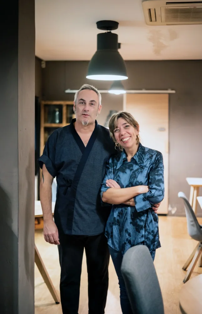 Chefs Georgina Junqué and Robert Abella of L'Home dels Nassos
