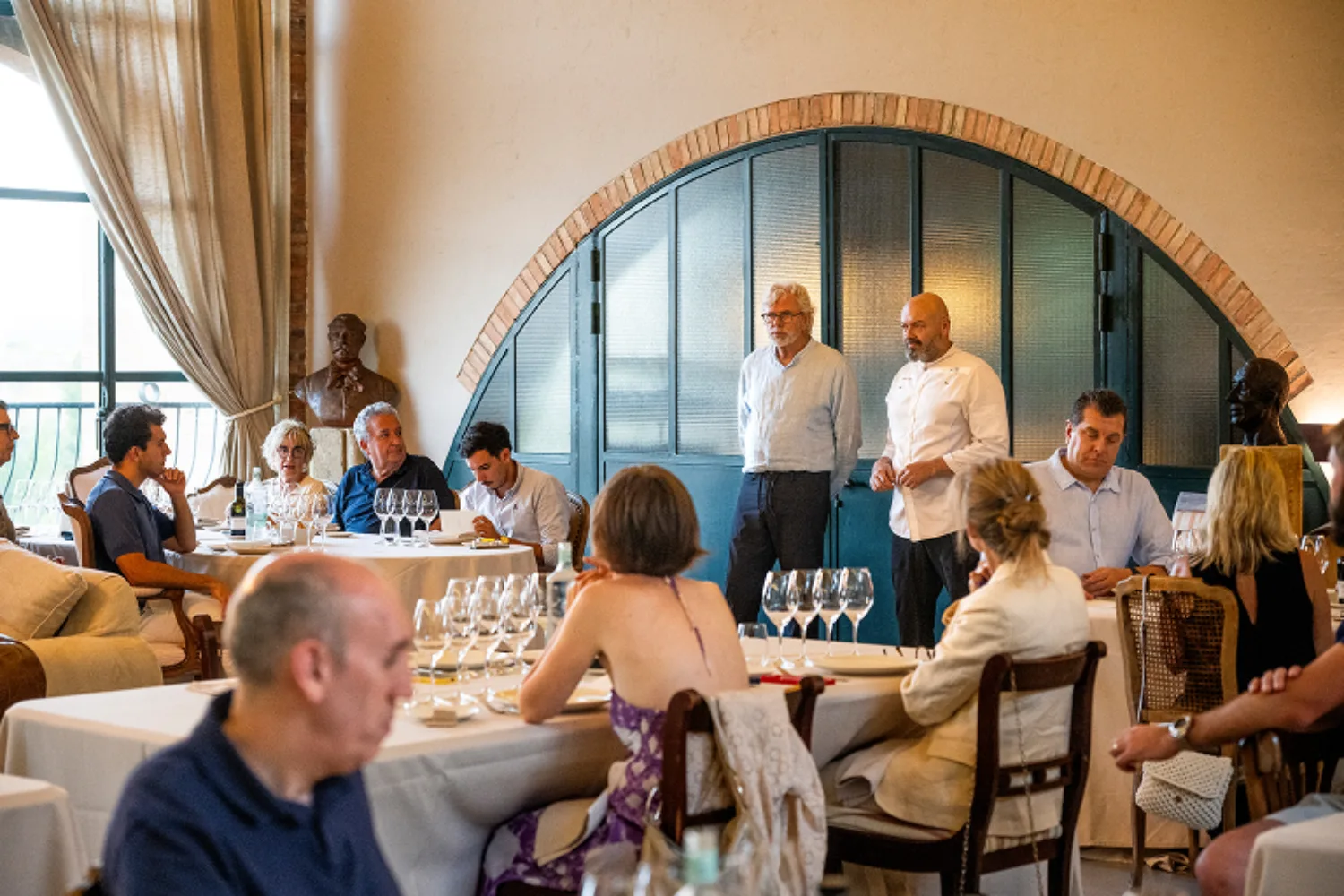 Cena del Festival Gastronómico Corpinnat en una bodega del Penedès