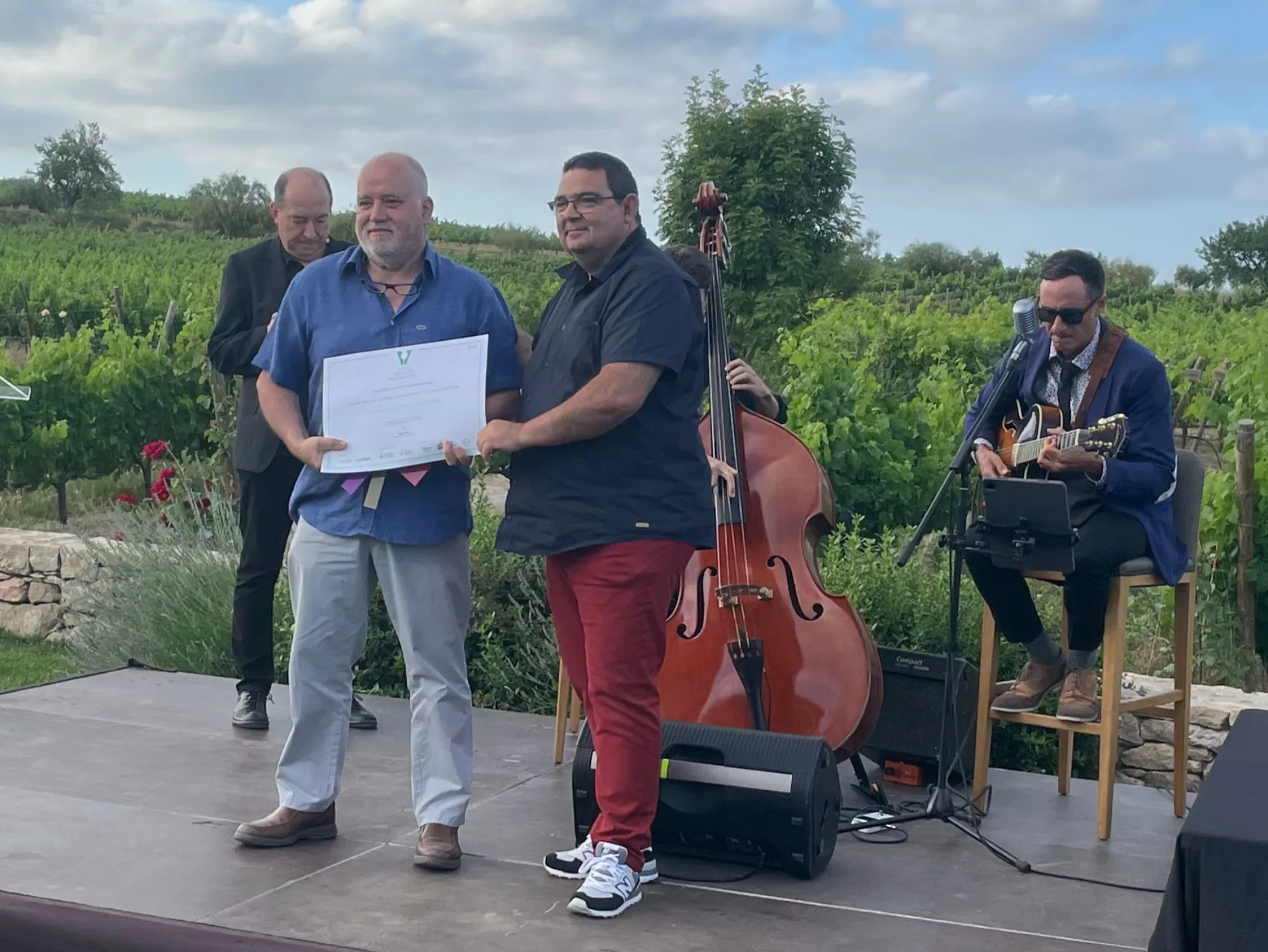 Lliurament del Premi Vinari d'Enoturisme al Festival Gastronòmic Corpinnat