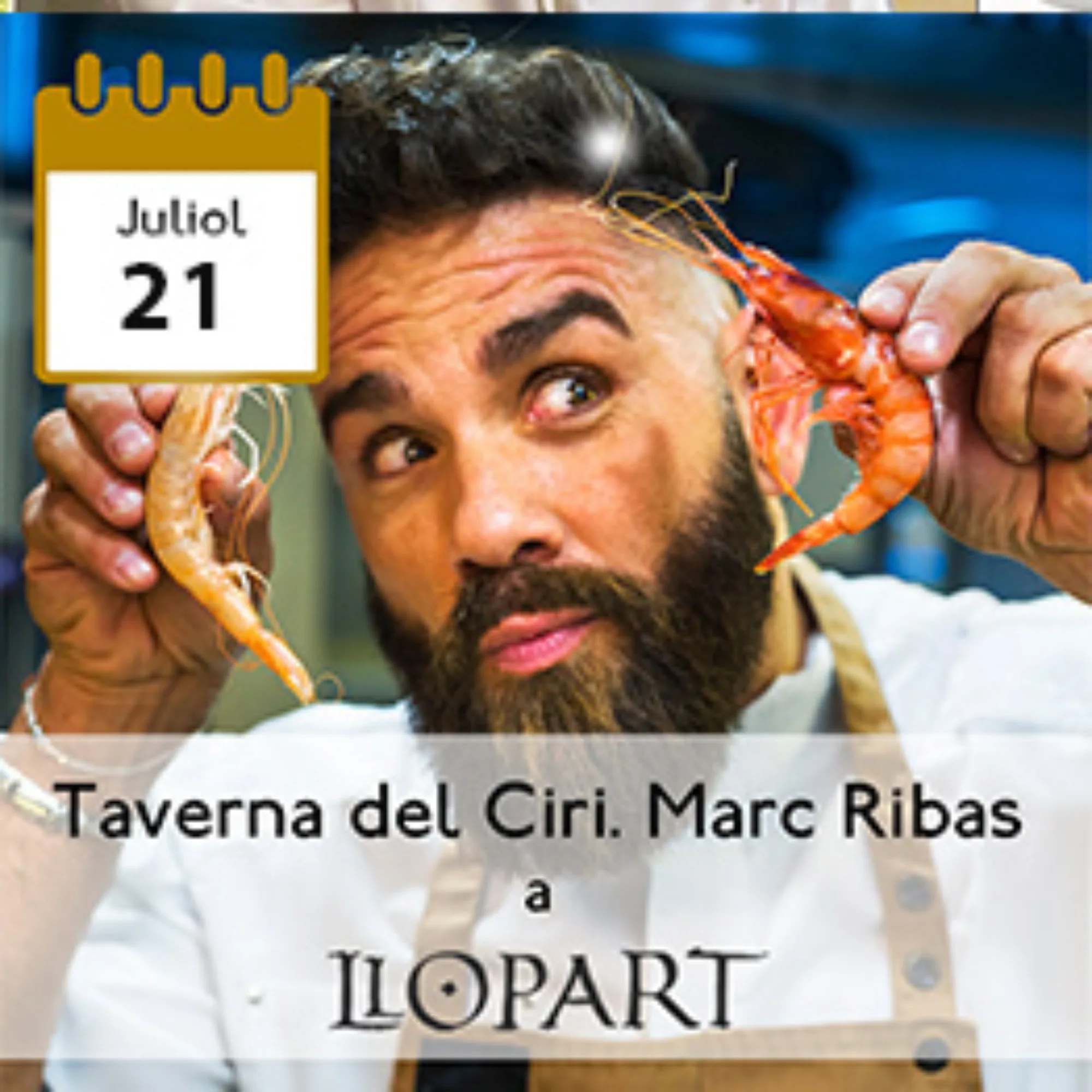 Taverna del Ciri dinner with chef Marc Ribas at Llopart