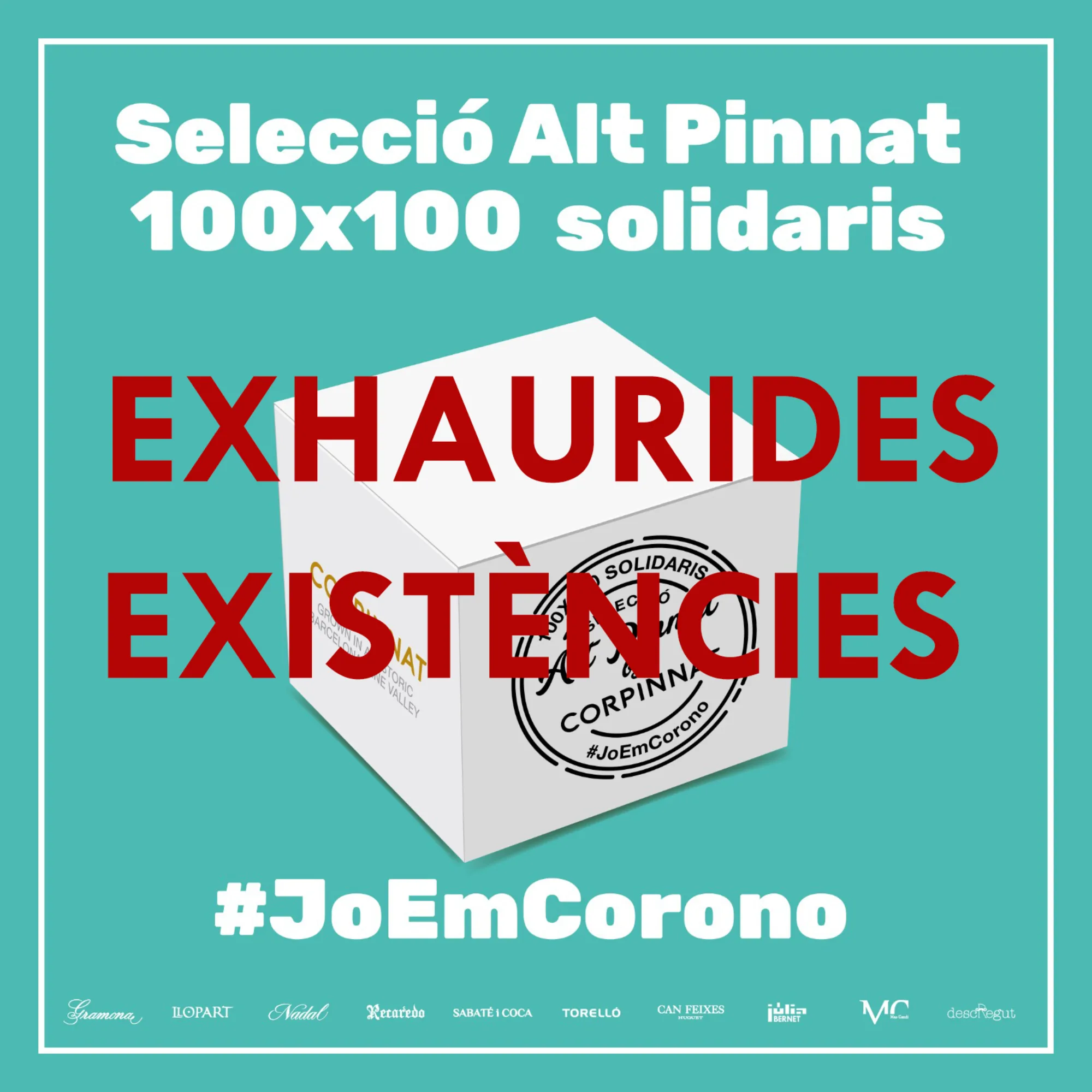 Exhaurits els packs solidaris Selecció Alt Pinnat de #JoEmCorono