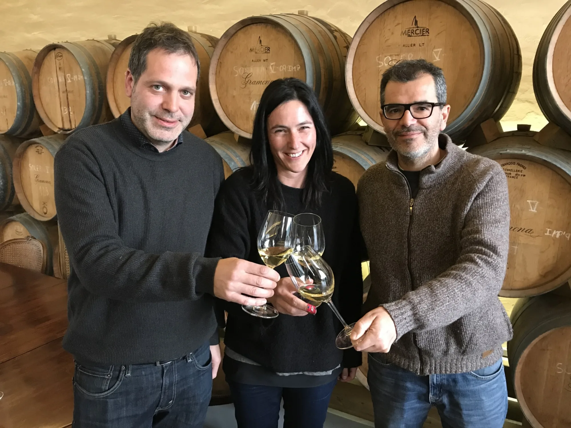 Toasting Can Descregut joining Corpinnat