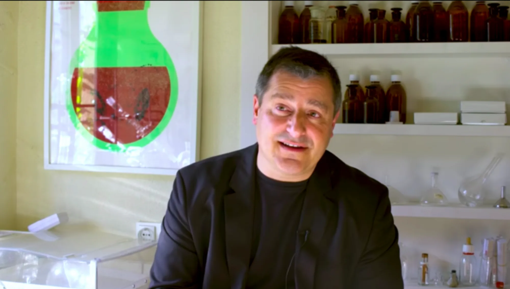 Josep Roca durante una entrevista sobre Corpinnat