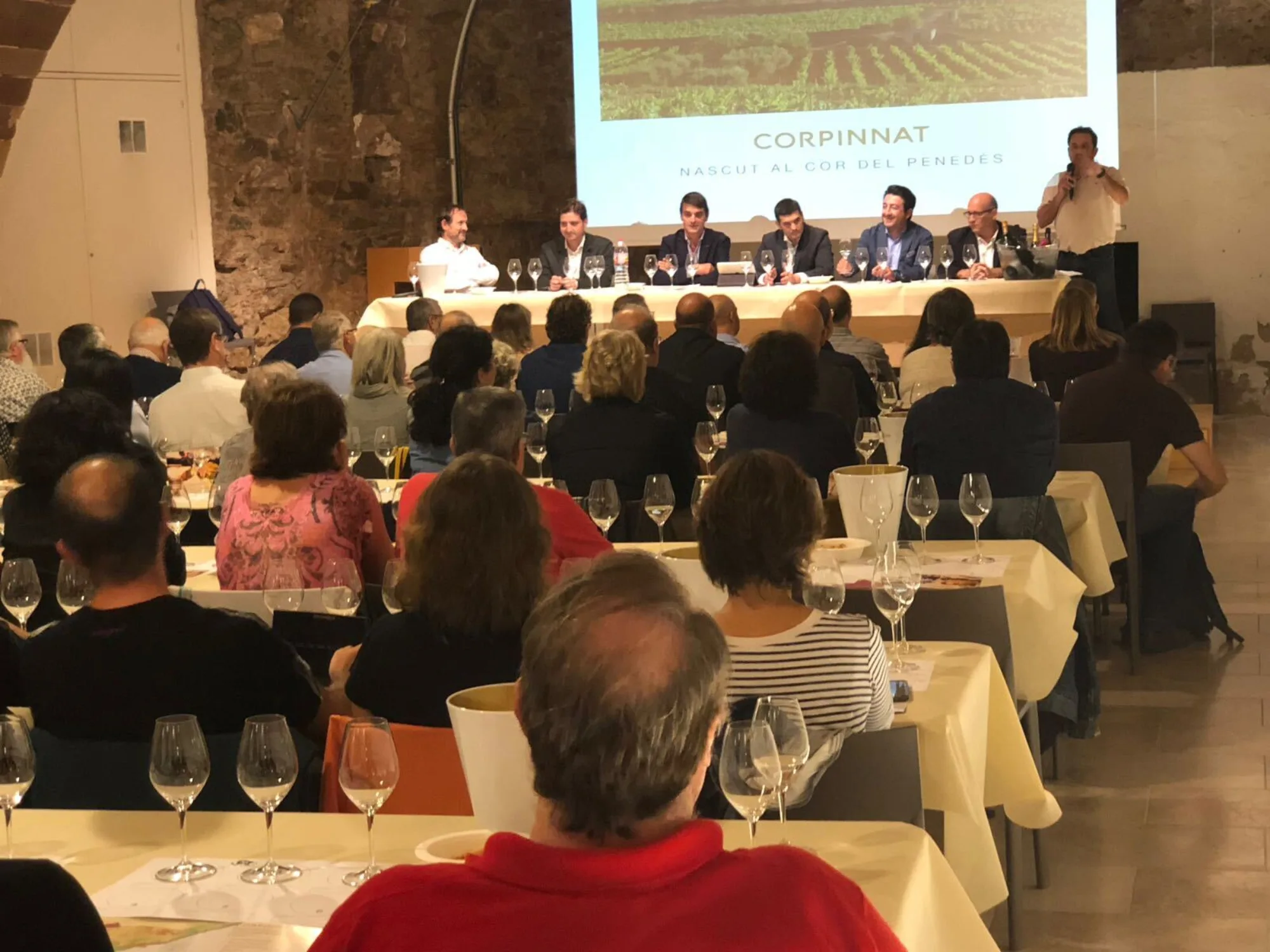 Cata de Corpinnat en la vinoteca Cep i Vuit de Molins de Rei