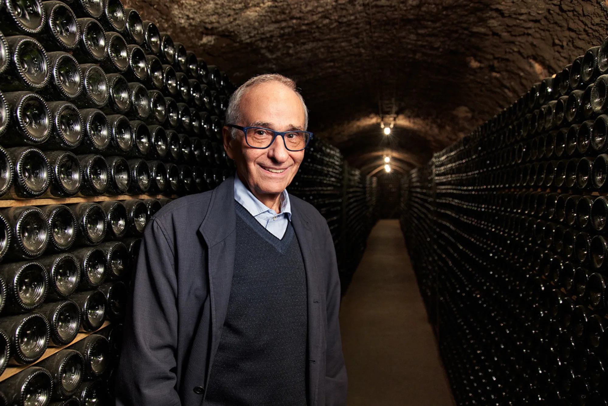 Antoni Mata Casanovas, president of Recaredo, in the cellar