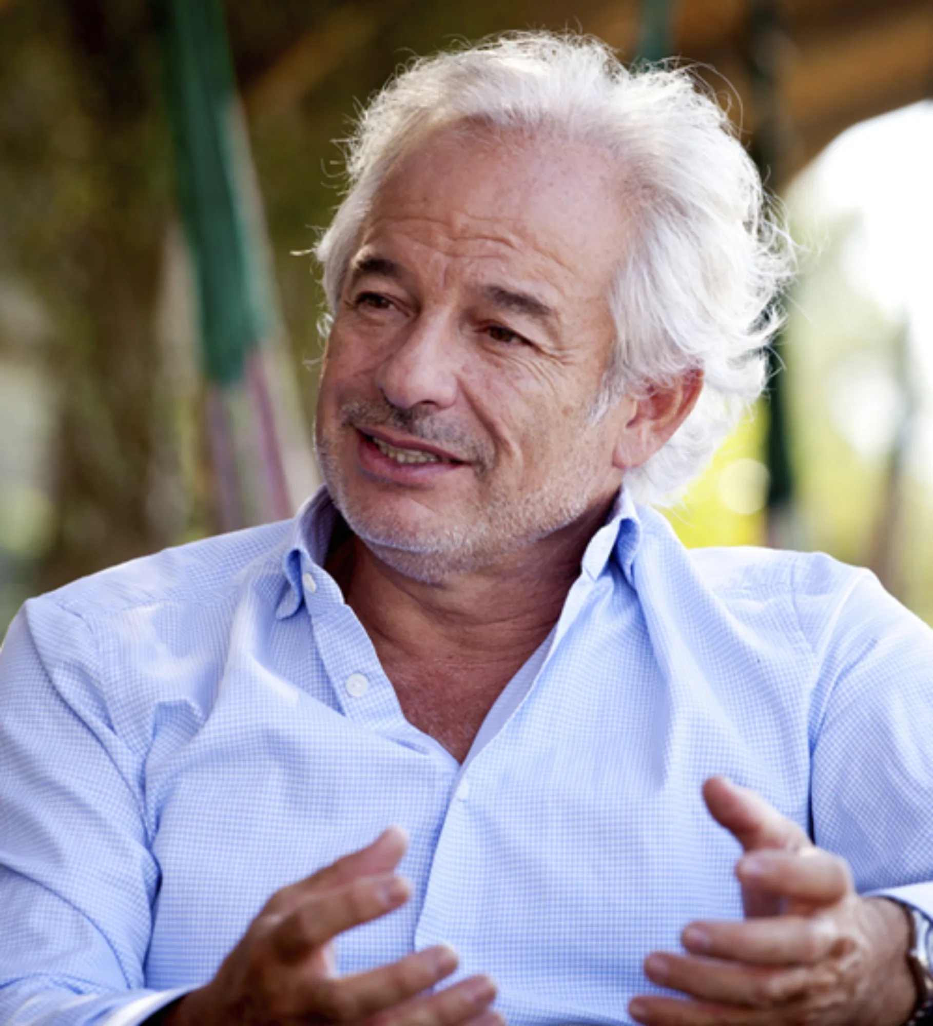 Xavier Gramona Sande during an interview