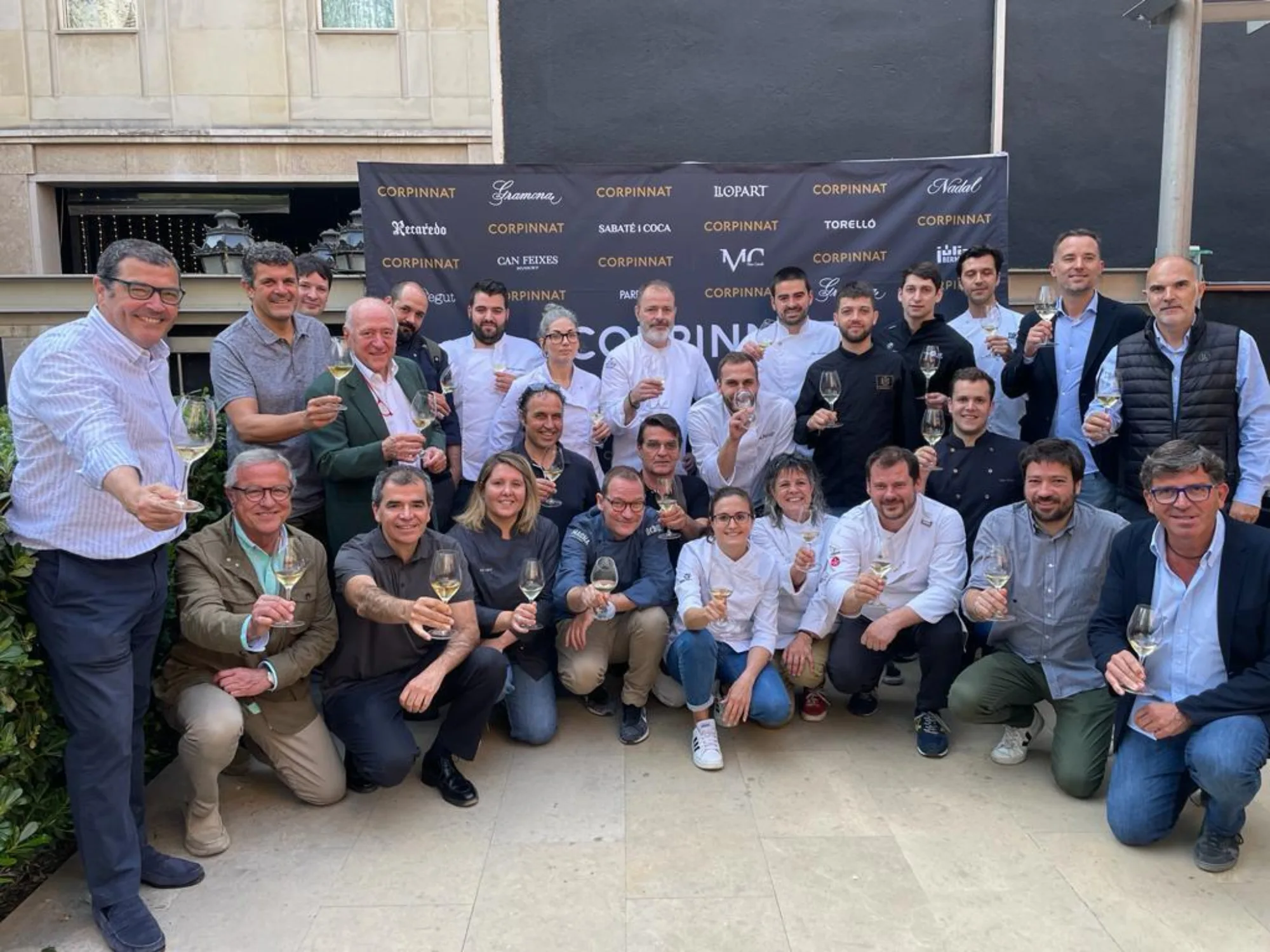 Bodegas y chefs en la presentación del tercer Festival Gastronómico Corpinnat