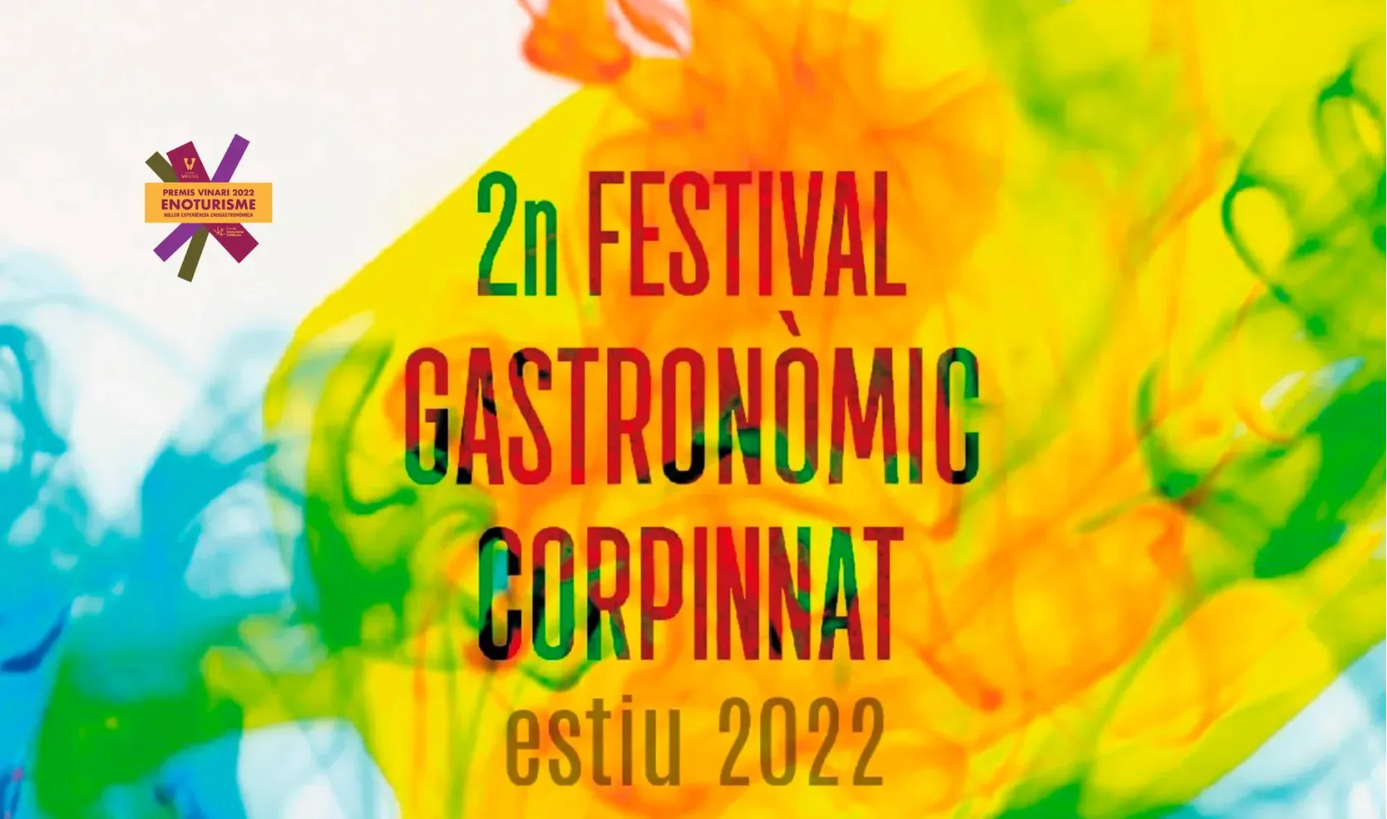 Cartel del segundo Festival Gastronómico Corpinnat, verano 2022