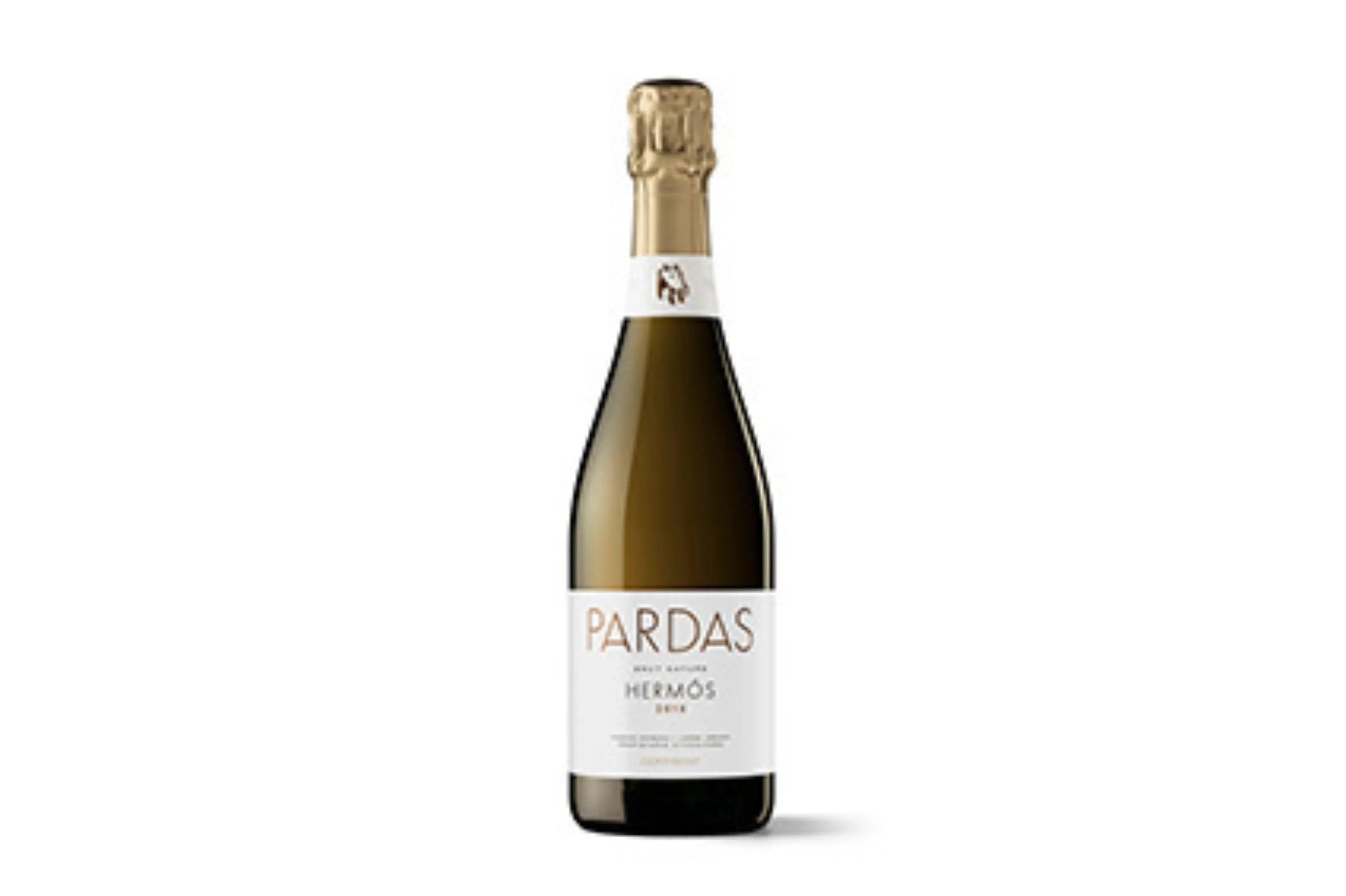 Botella del primer espumoso Corpinnat de Pardas