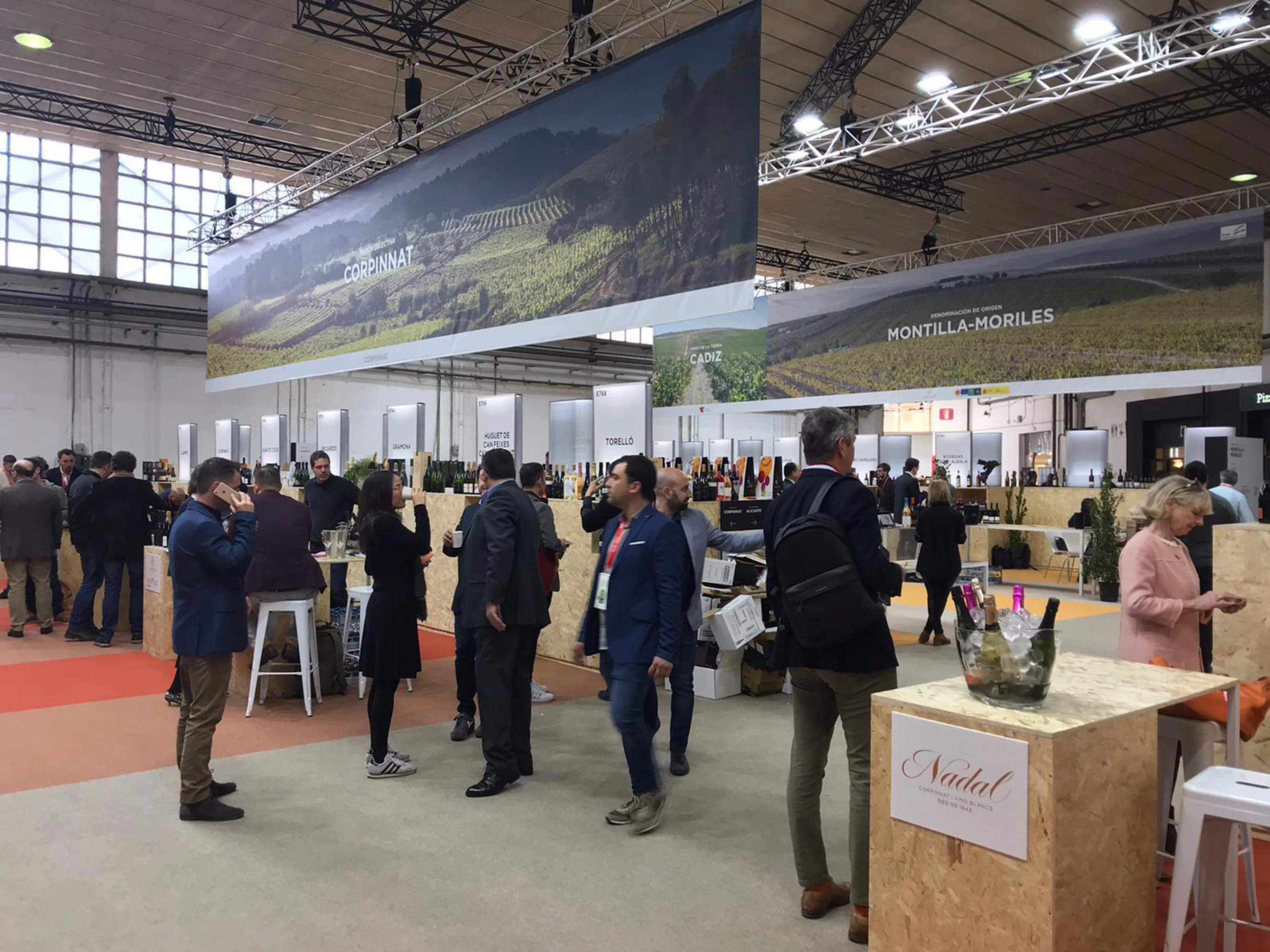 Corpinnat stand at the first Barcelona Wine Week