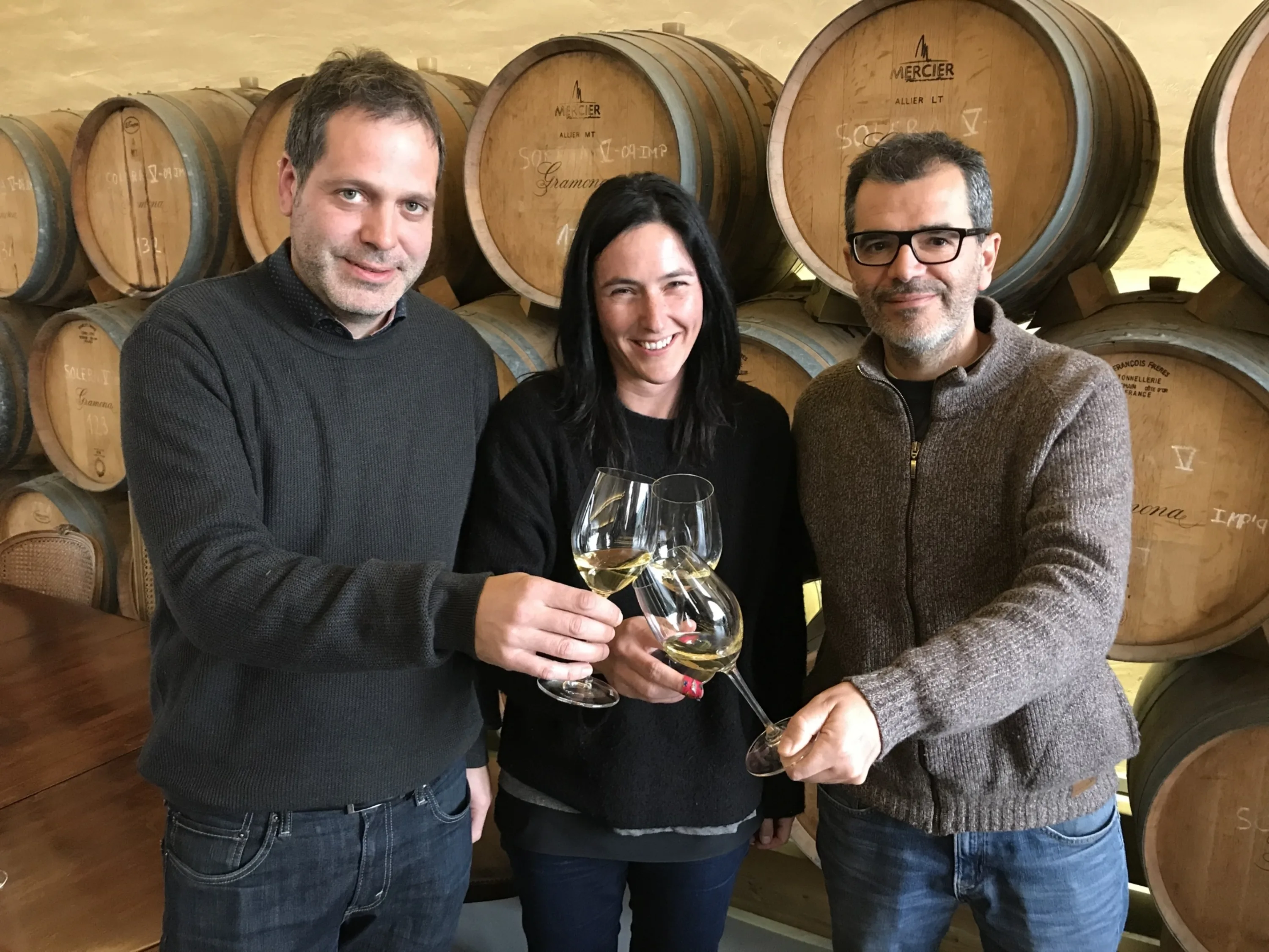 Toasting Can Descregut joining Corpinnat