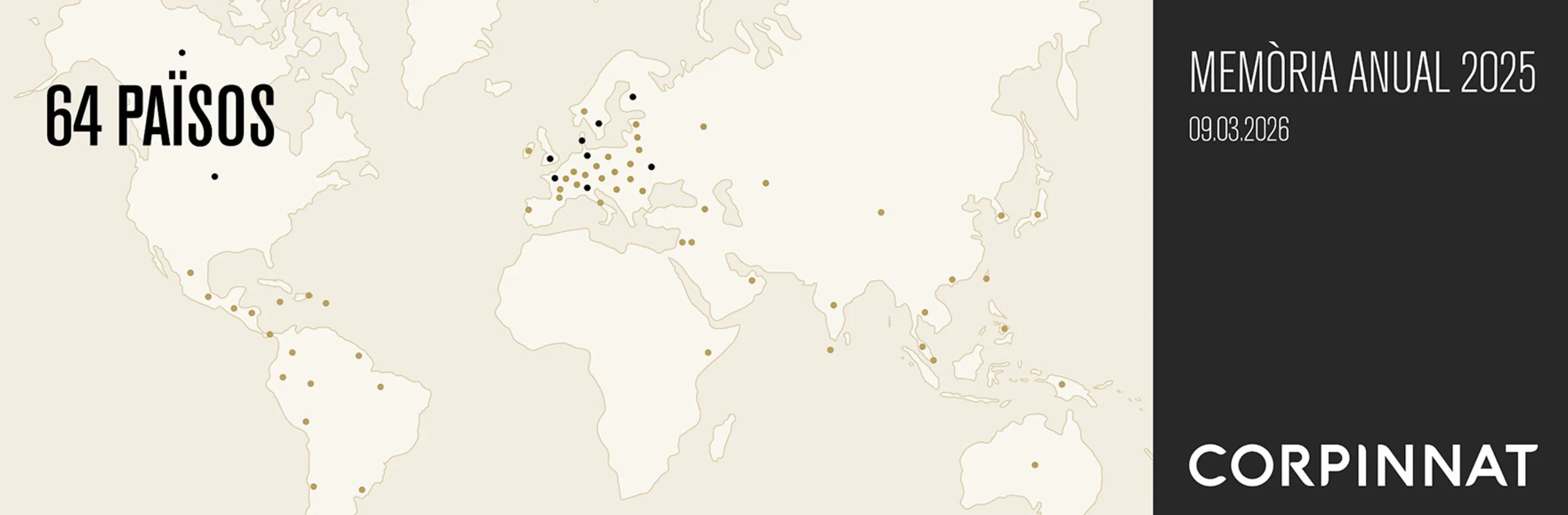 Corpinnat 2025 annual report: presence in 64 countries