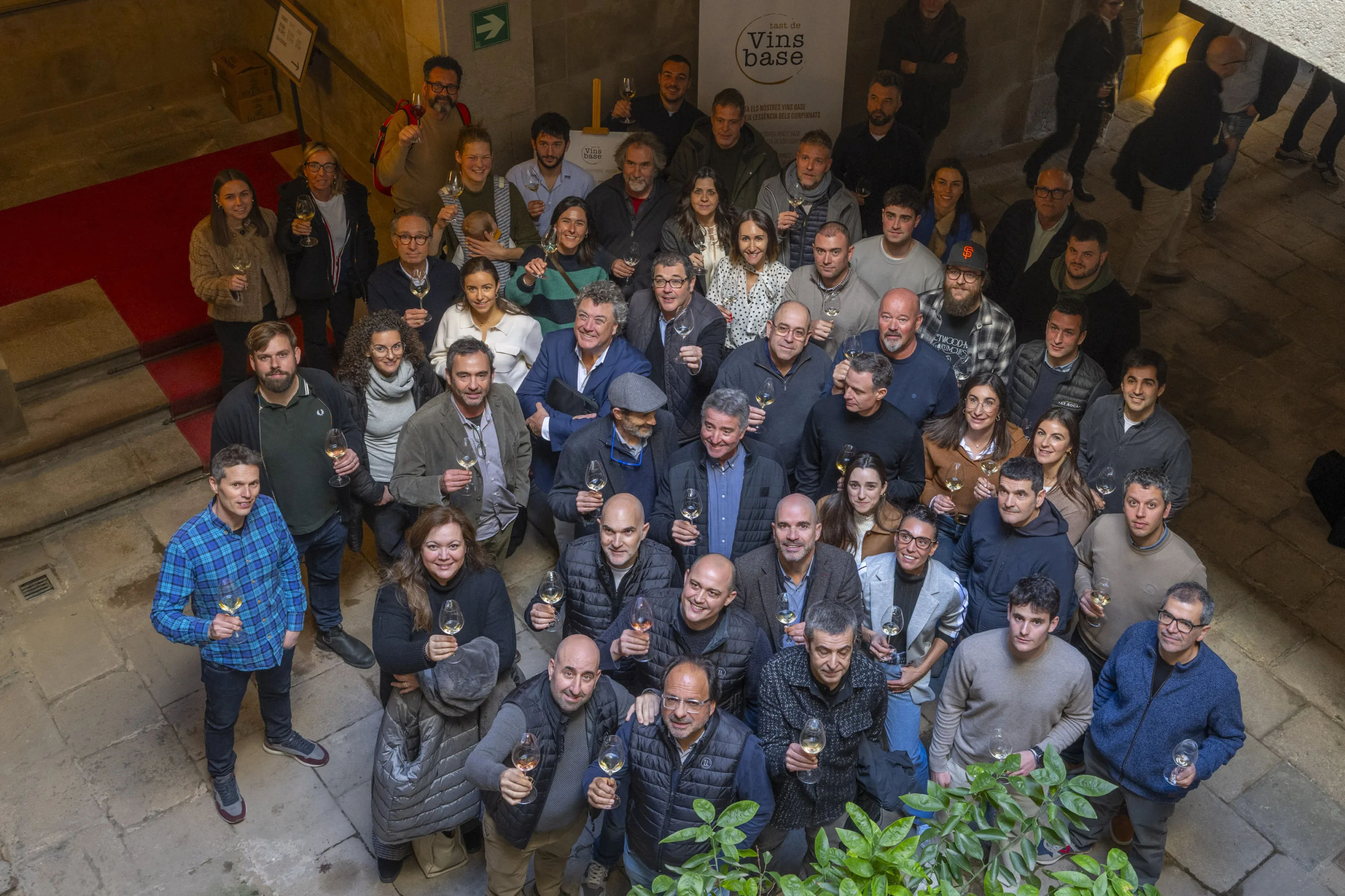 Participants at the 4th Corpinnat Base Wine Tasting