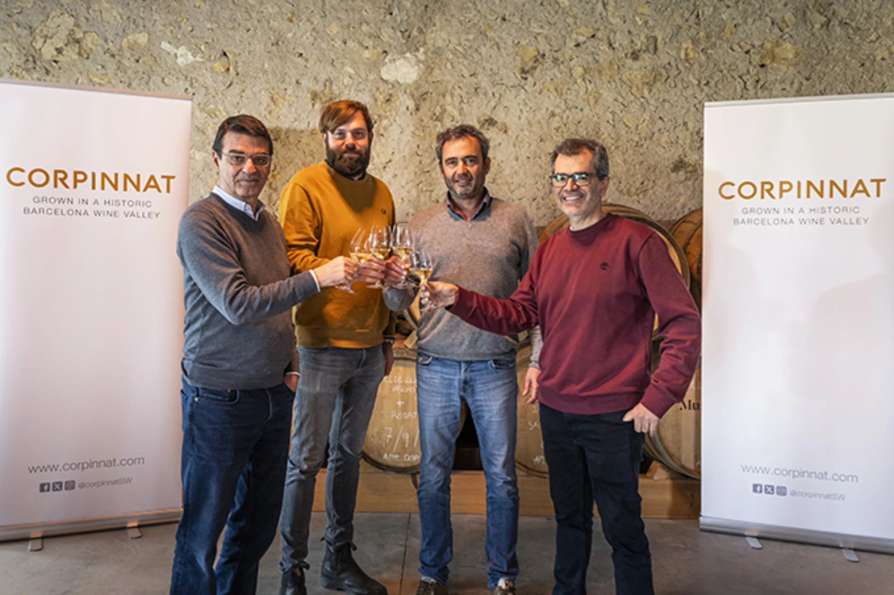 Corpinnat's new board raising a toast