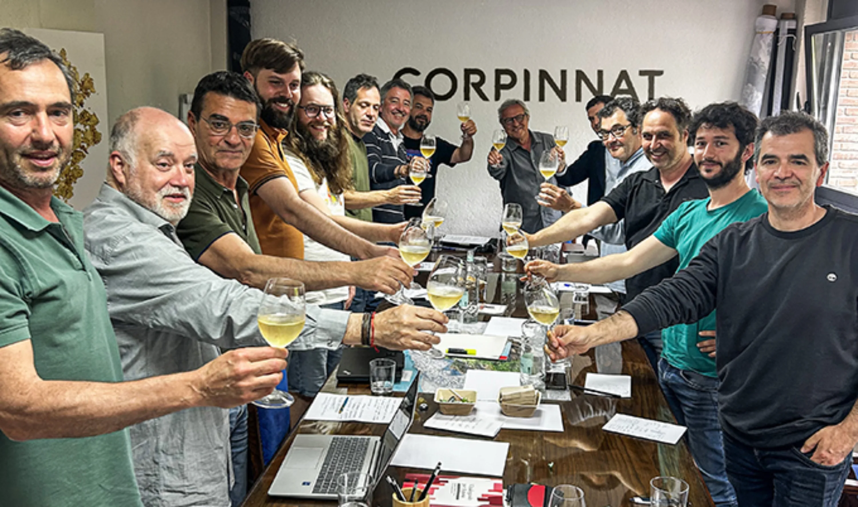 Corpinnat board meeting around a table