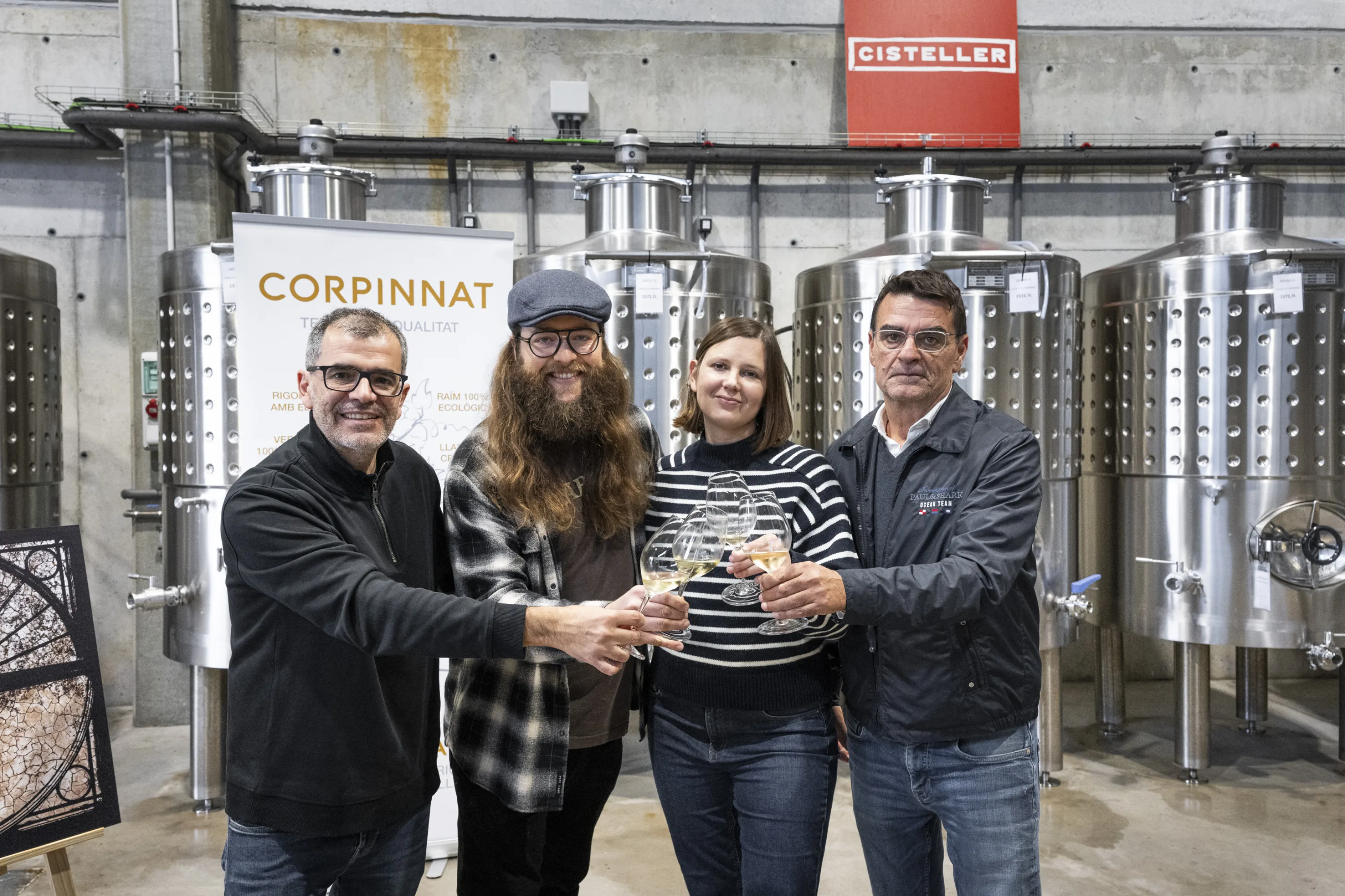 Brindis per la incorporació de Cisteller a Corpinnat