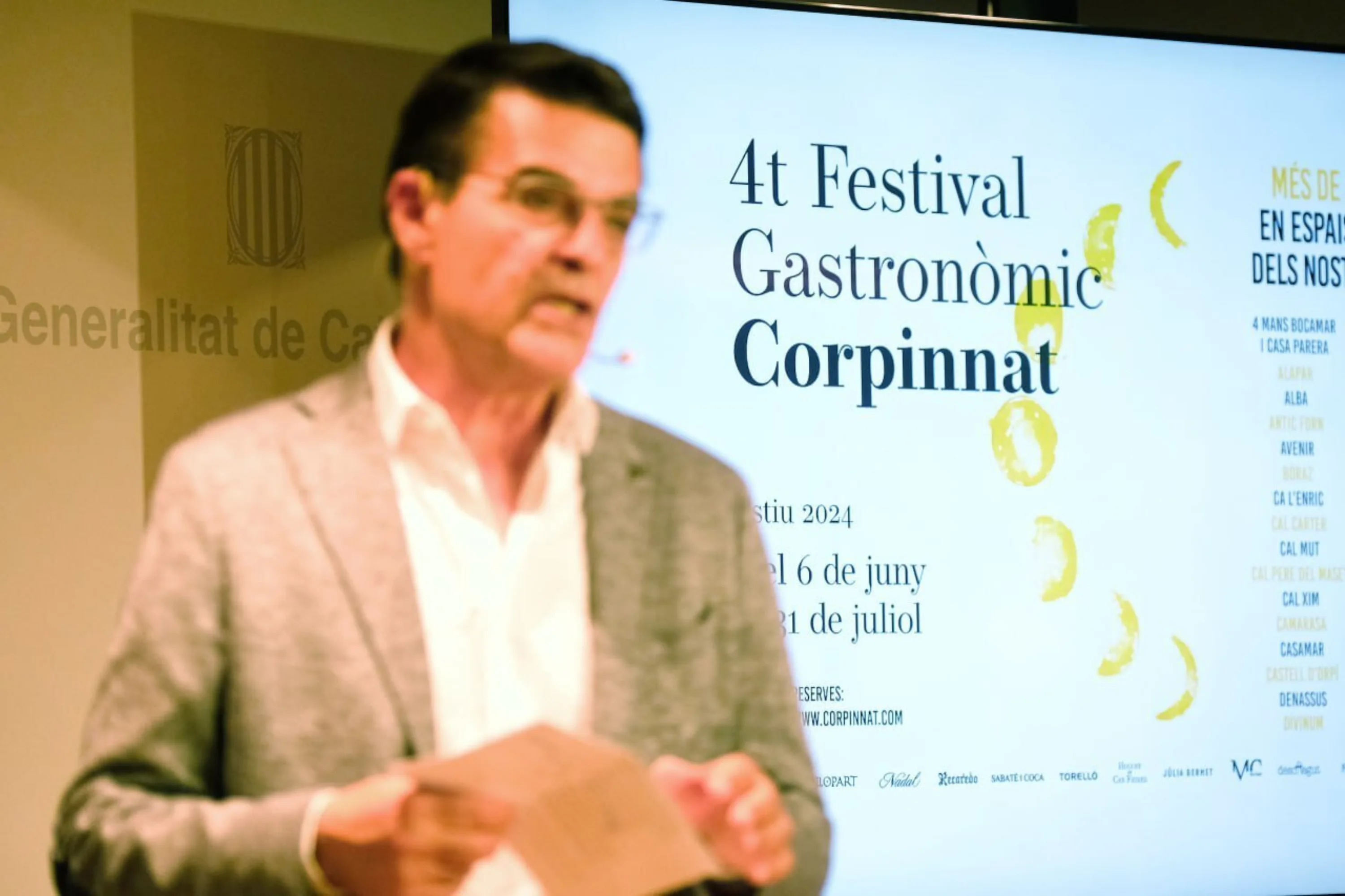 Launch of the 4th Corpinnat Gastronomic Festival