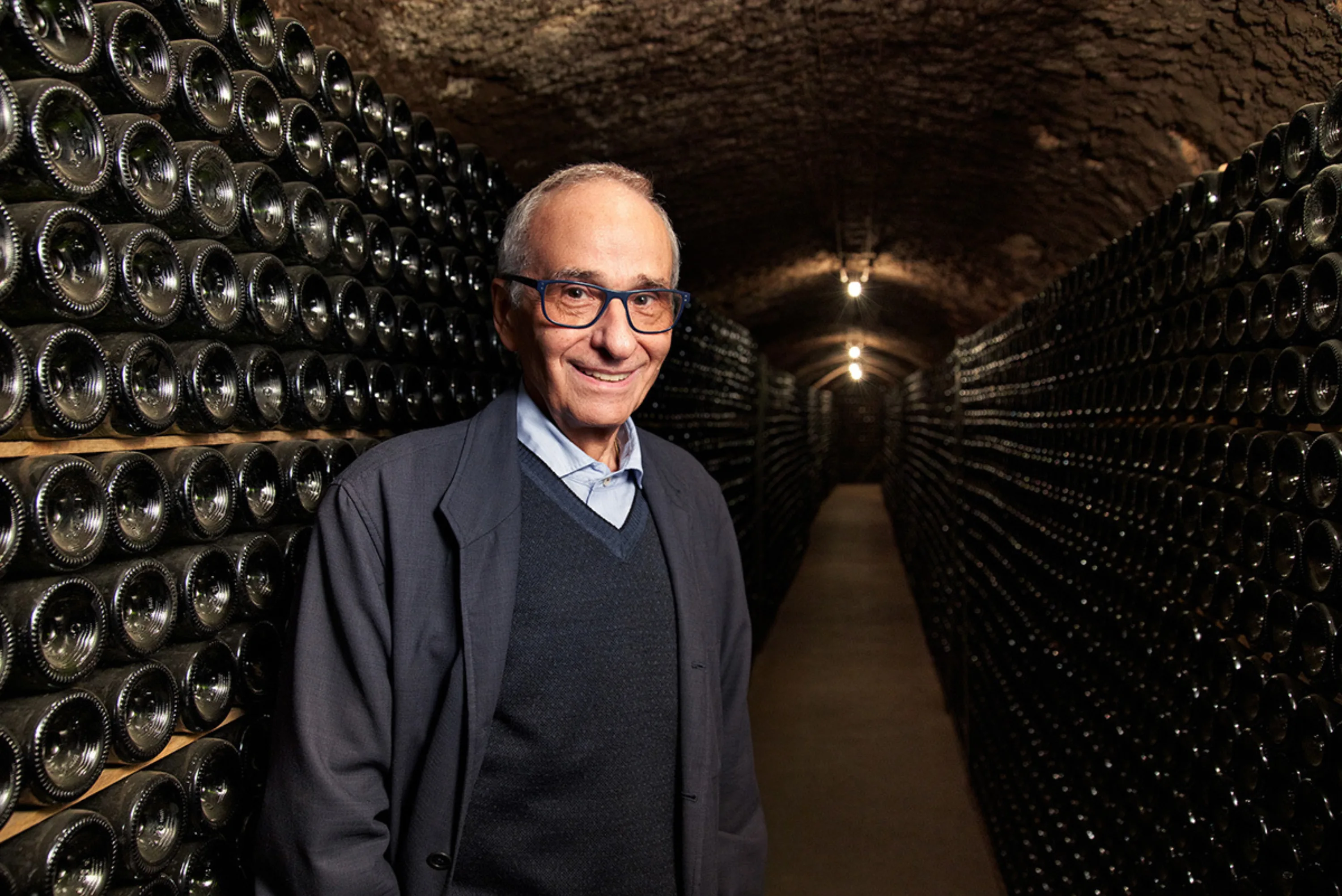 Antoni Mata Casanovas, president of Recaredo, in the cellar